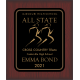 PERSONALIZED All State 7x9 Beautiful Cherrywood Plaque